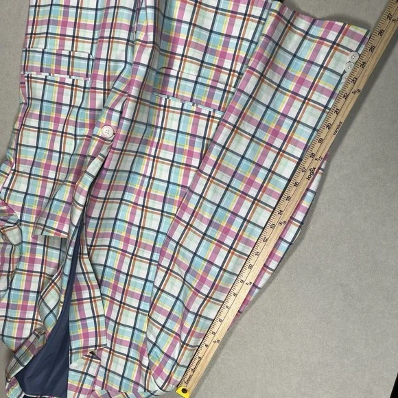 Alan Flusser Blazer Men's Plaid Sport Coat Blazer Sz 42R Academia Preppy Easter - Picture 8 of 8